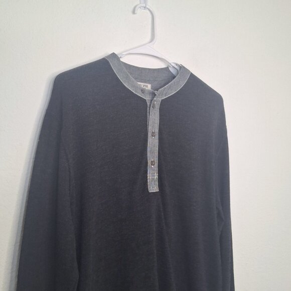 Todd Snyder NY Mens Henley Sz XL Baselayer Preppy Normcore Western Neutral - Picture 4 of 16